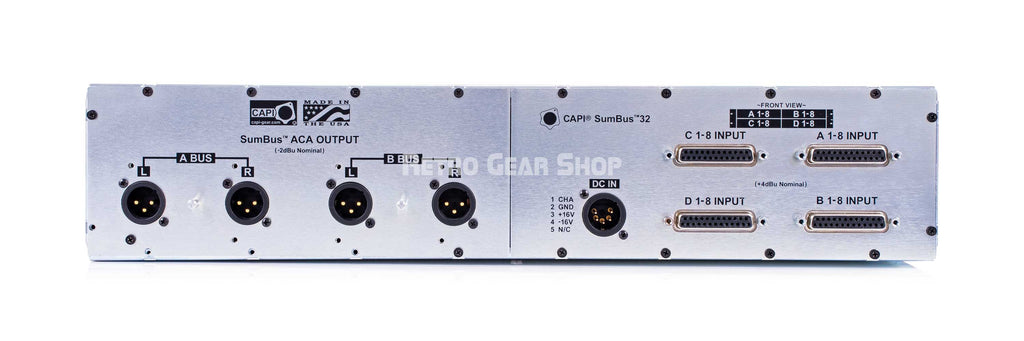 capi audio gear CAPI SumBus Summing Mixer 24x4 and Breakout Box– Retro Gear Shop