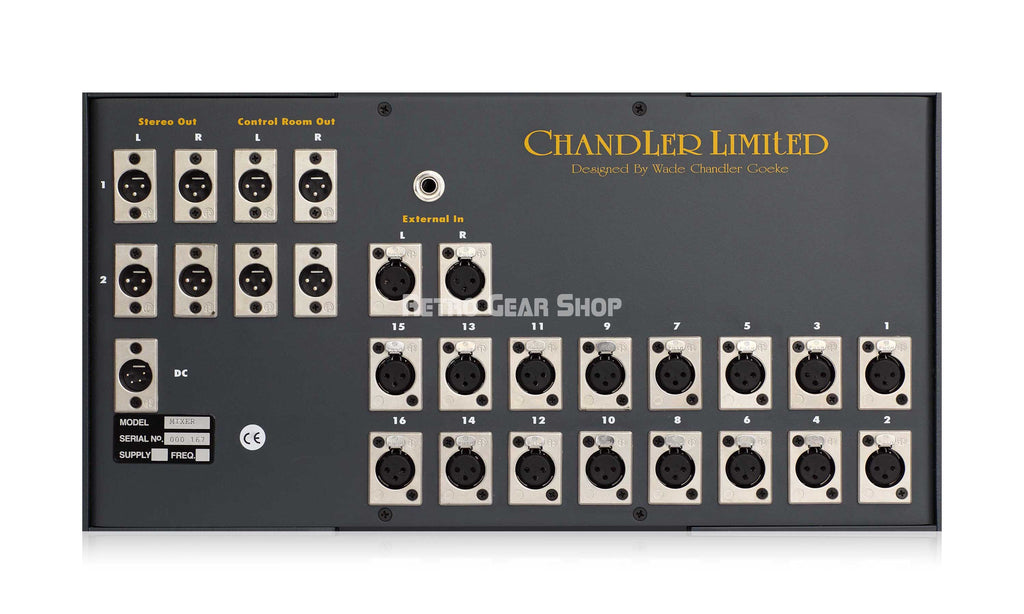 Chandler Limited Mini Rack Mixer Rear