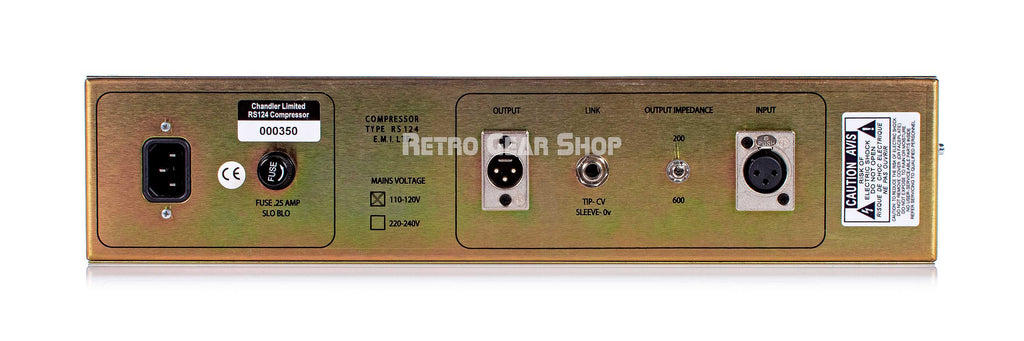 Chandler Limited RS124 Compressor Rear