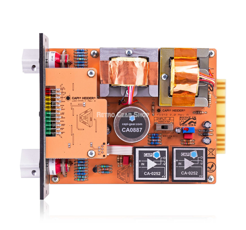 capi audio gear Classic Audio Products, Inc. CAPI Heider FD312 H2 Mic / Line Preamplif– Retro Gear Shop