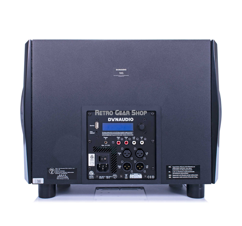 Dynaudio 18S Dual 9.5" Side