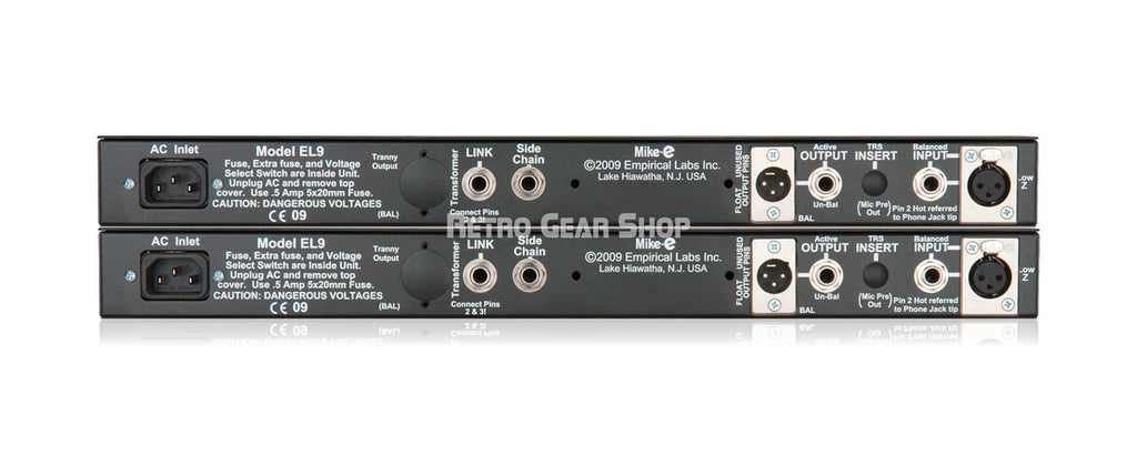 Empirical Labs Twin Pak EL9 Mike-E Pair Rear