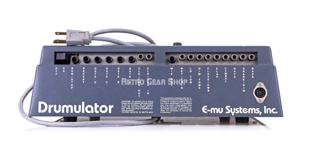 Emu Drumulator 7000 Rear