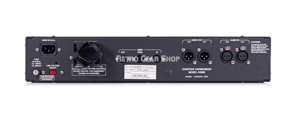 Eventide H3000 D/SE Rear