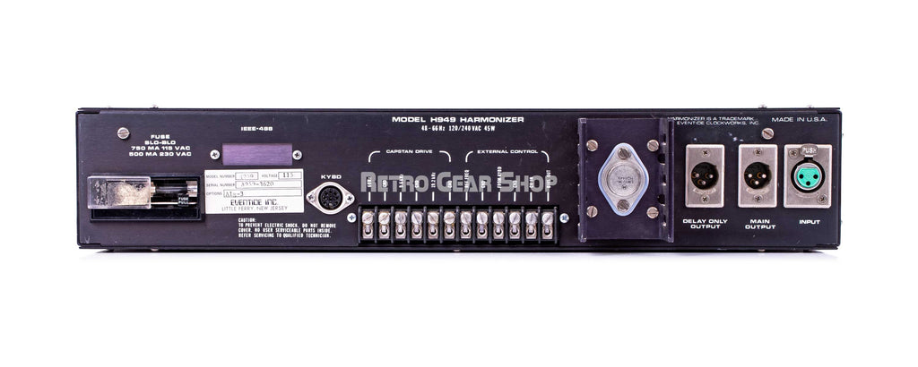 Eventide Harmonizer H949 Rear