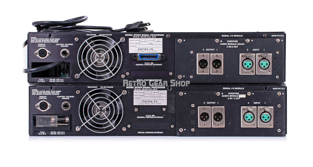 Eventide SP-2016 Rear