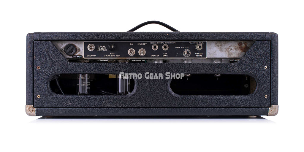 Fender Bandmaster Black Panel AB763 1966 Rear