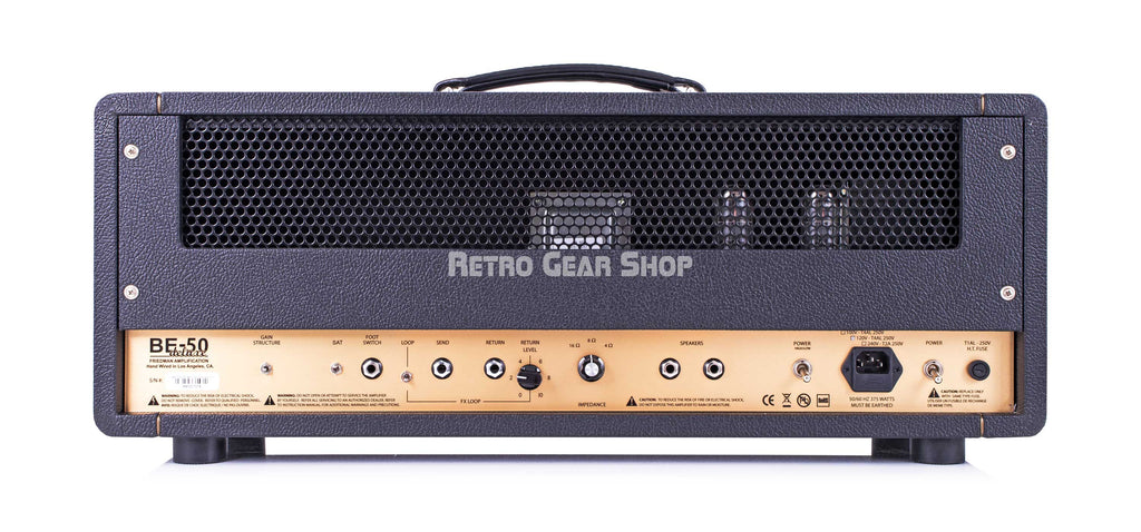 Friedman BE50DLX Rear