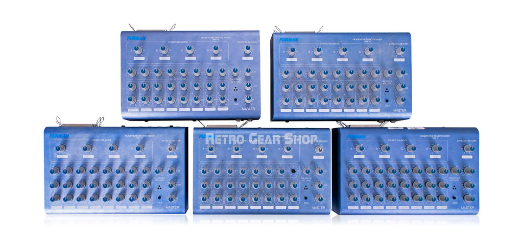Furman HDS-16 Headphone/Audio Distribution System and Furman HRM-16 Headphone Remote Mixers Top