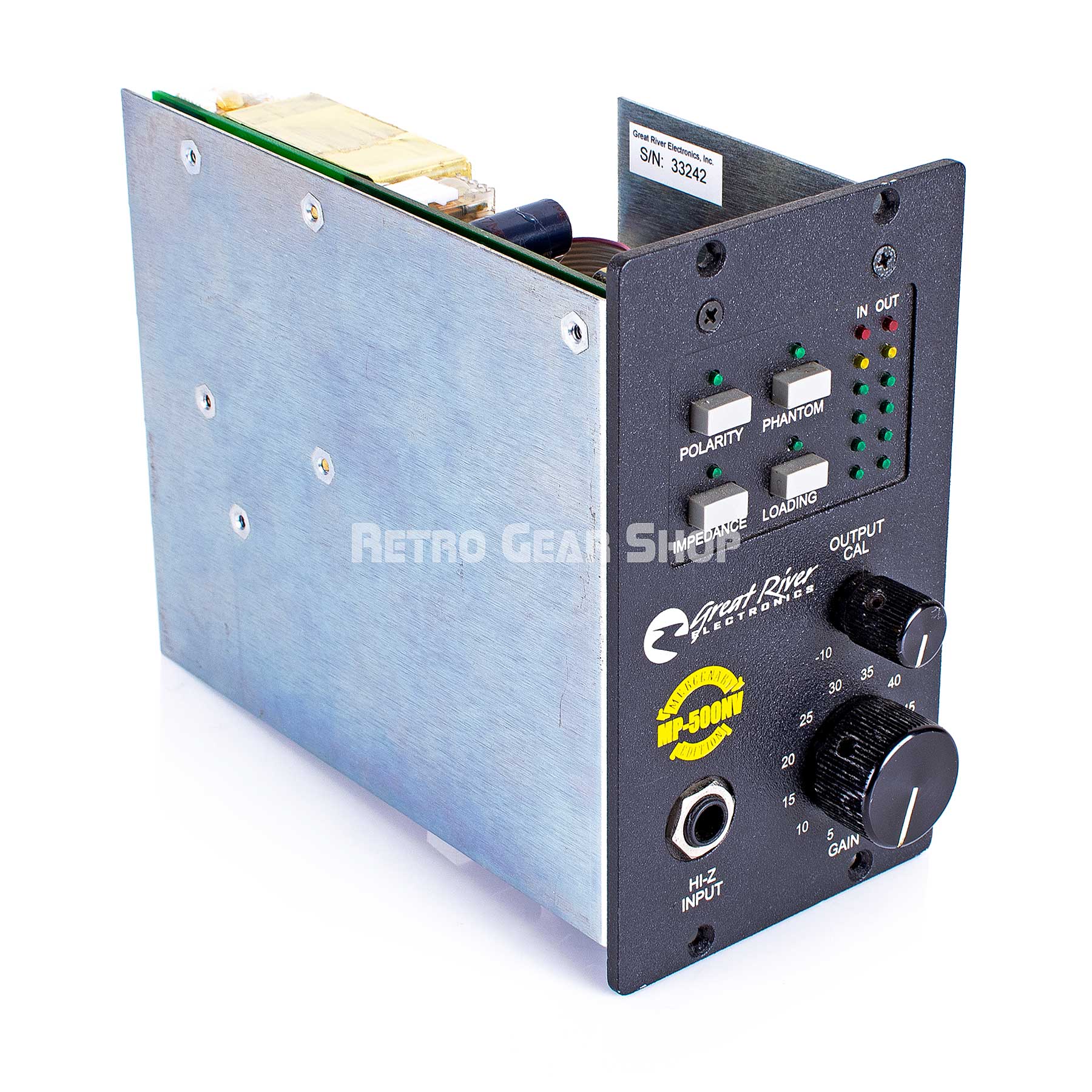 Great River MP-500NV Single Channel Preamp Module– Retro Gear Shop