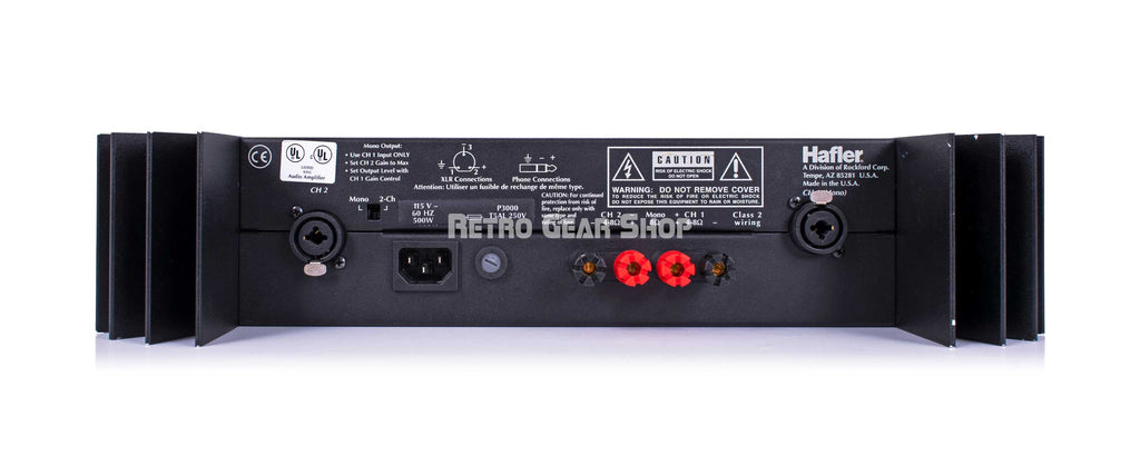 Hafler P3000 Rear