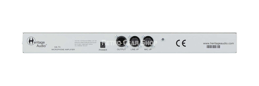 Heritage Audio HA 73 ELITE Rear