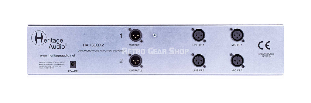 Heritage Audio HA-73 EQX2 Rear