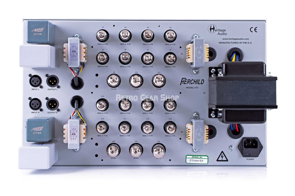 Heritage Audio Herchild 670 Rear