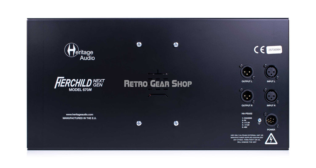 Heritage Audio HERCHILD Next Gen Model 670N Rear