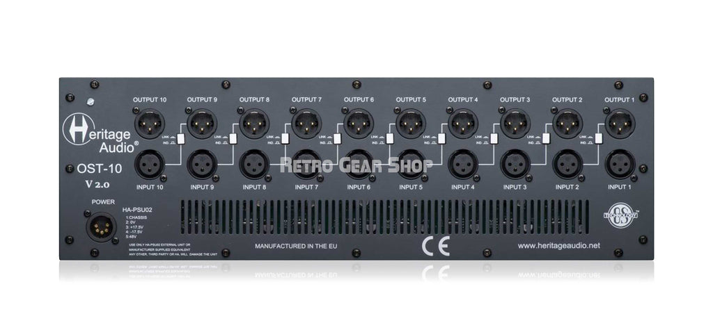 Heritage Audio OST 10 V2.0 Rear