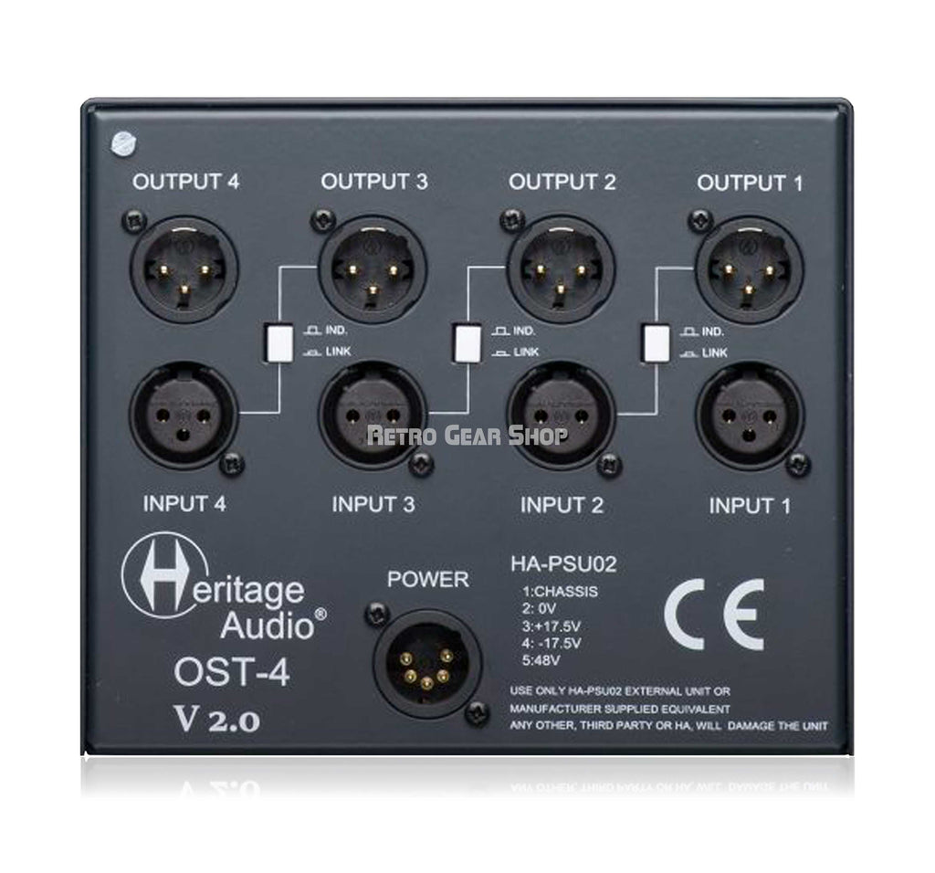 Heritage Audio OST 4 V2.0 Rear