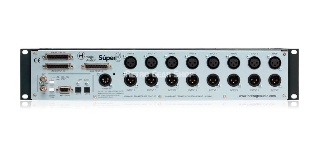 Heritage Audio Super 8 Rear