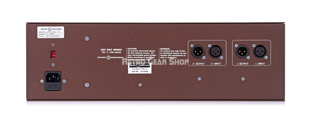 Inward Connections Vac Rac TSL-3 Rear