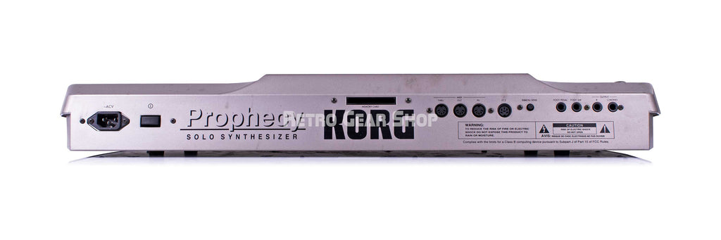 Korg Prophecy Rear