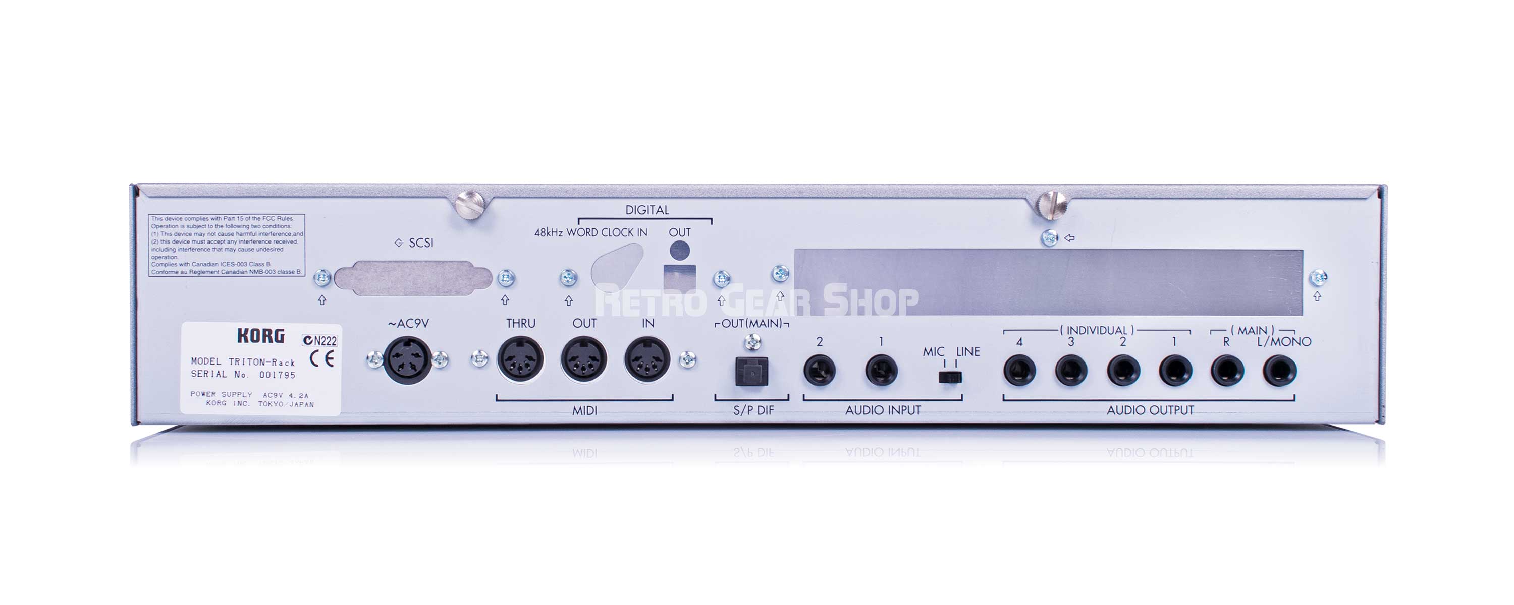 Korg Triton Rack NOS New in Box Rackmount 60-Voice Polyphonic