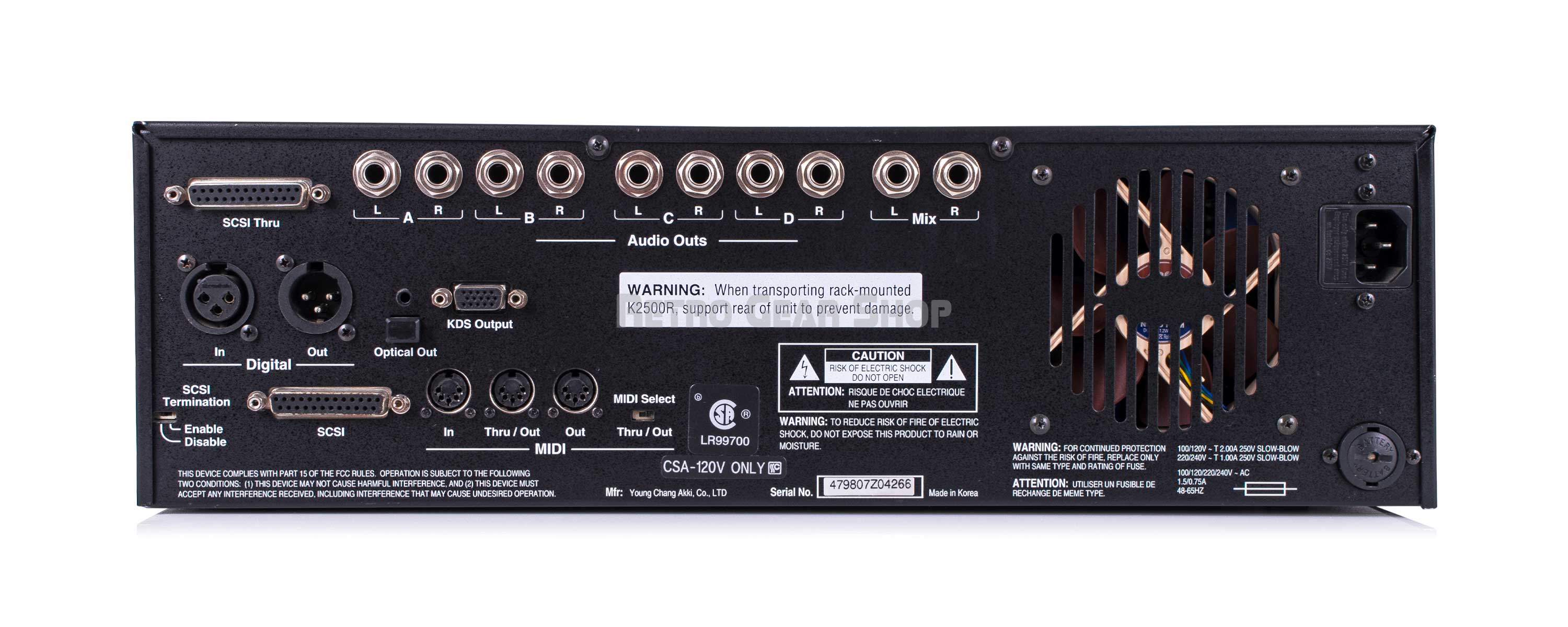 Kurzweil K2500R Rackmount Synthesizer + 3x ROM Expansion +