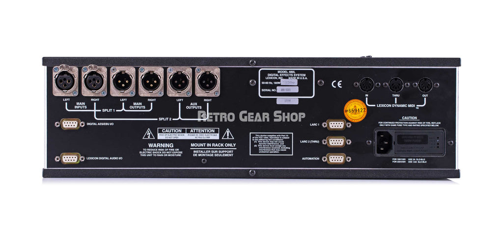 Lexicon 480L V4 Rear