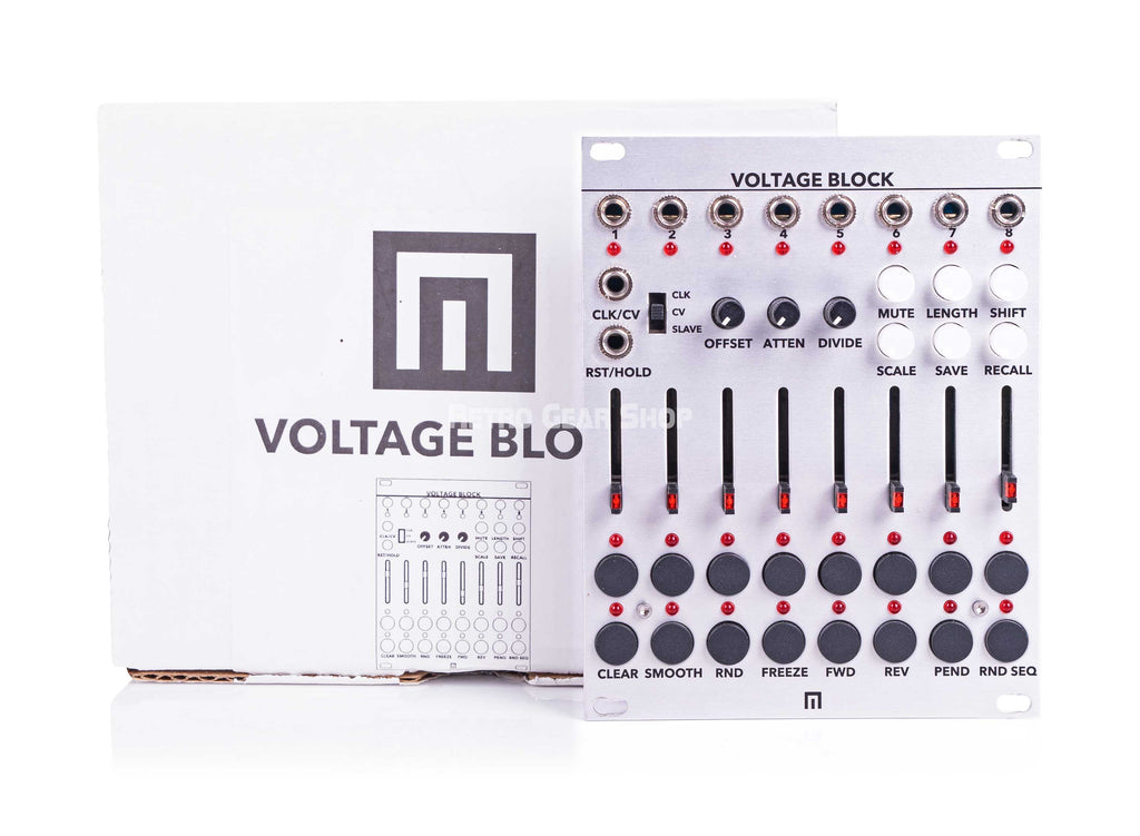 Malekko Heavy Industries Voltage Block Multi Sequencer + Quad LFO + Varigate 8+ Gate Sequencer Eurorack Modules Box