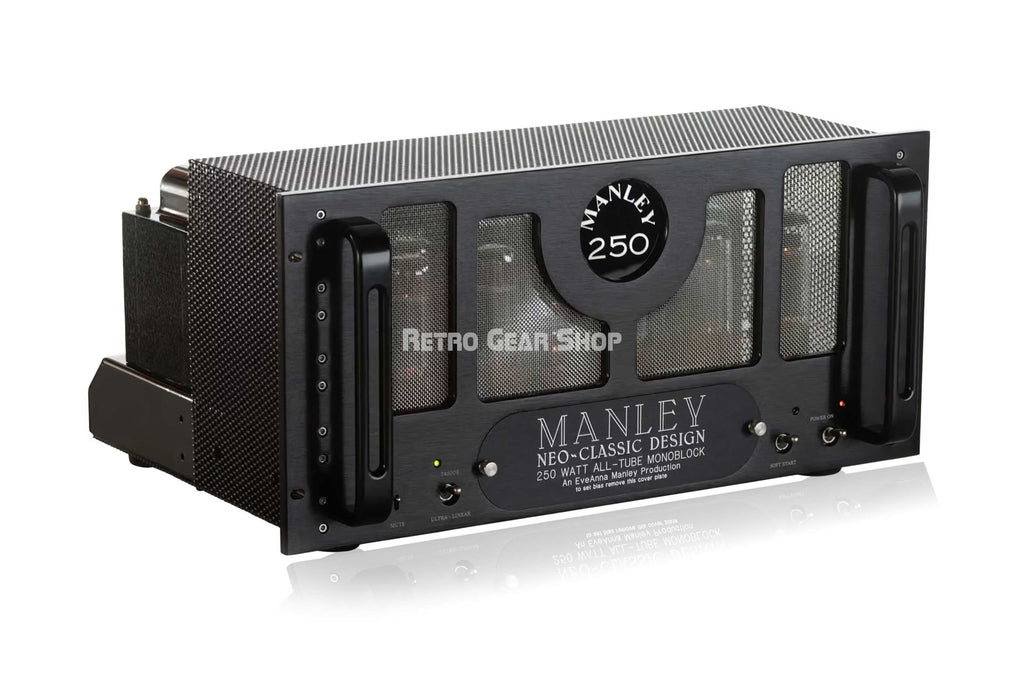 Manley Laboratories Neo-Classic Monoblock Power Amplifier 250W Black Angle