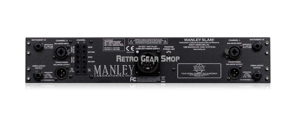 Manley Laboratories SLAM! Rear