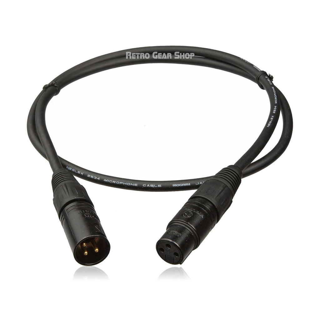 Mogami Gold XLR 2ft Cable