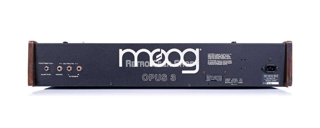 Moog Opus 3 Vintage Rear