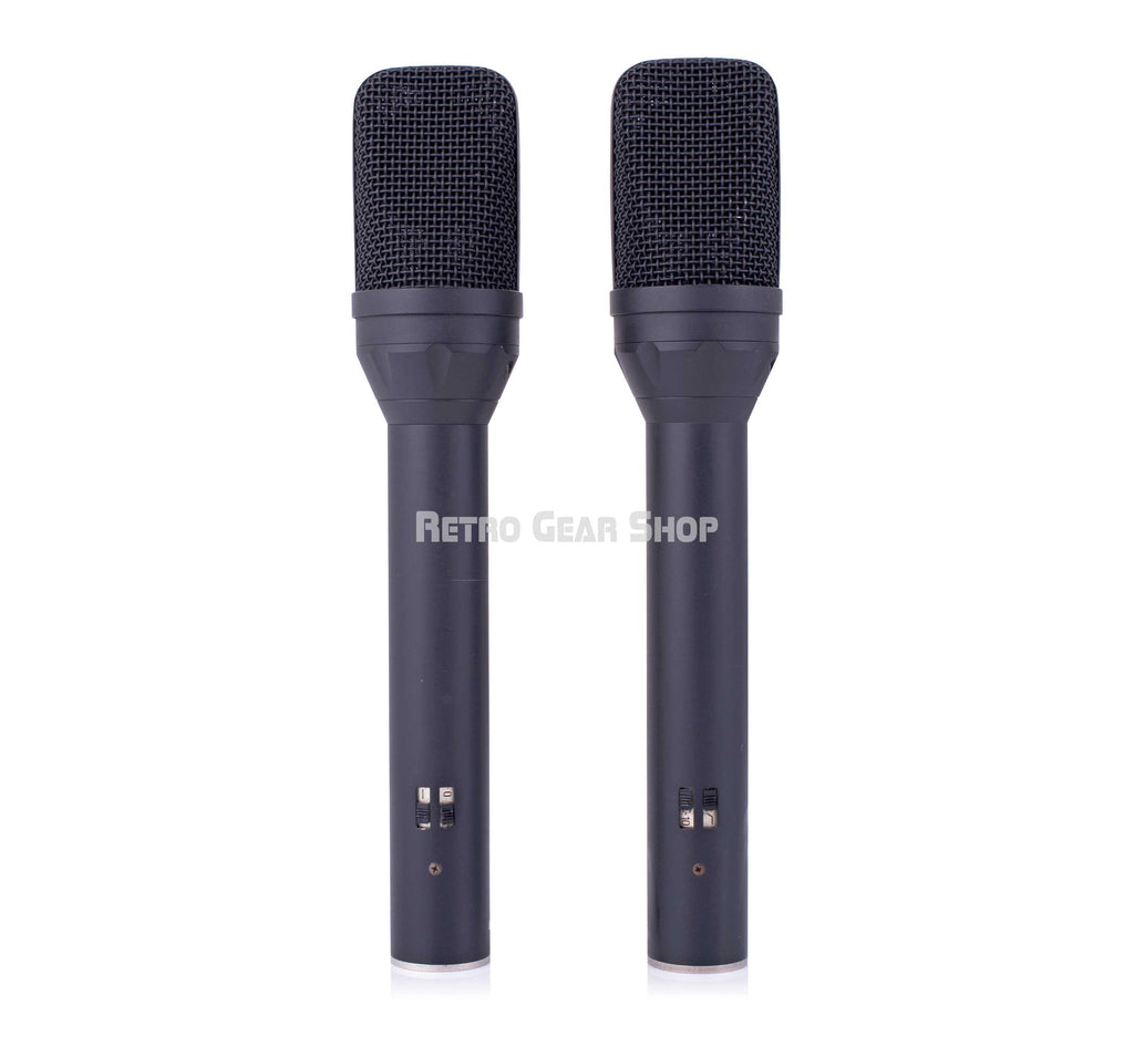 Neumann / Microtech Gefell UM70 Unibody Black Mic Pair Rear