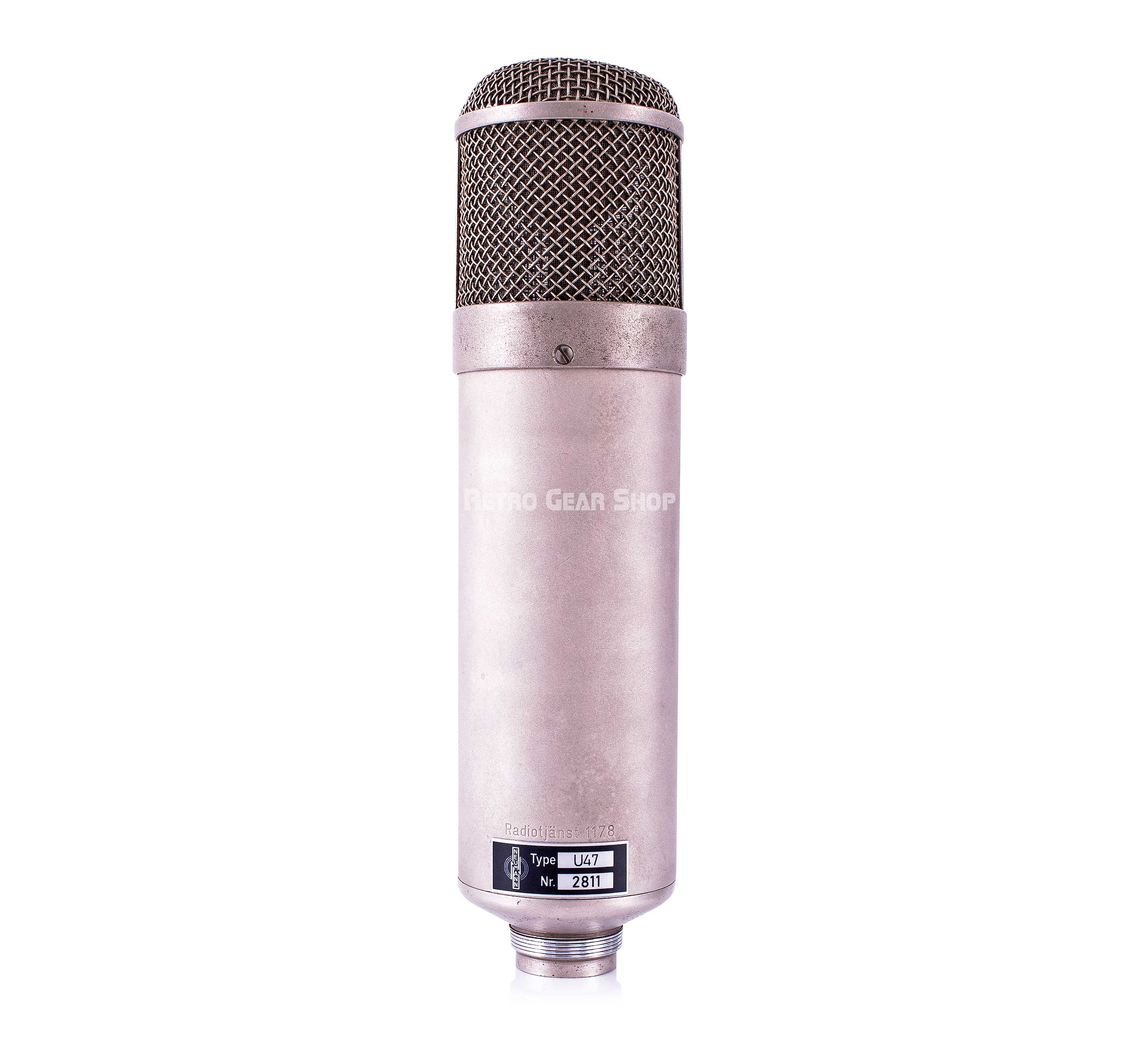 Neumann U47 Mic Large Diaphragm Condenser Microphone Vintage Rare