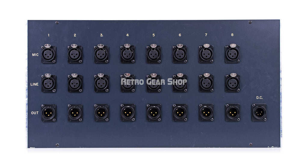 Neve 1073 / 1084 80 Series 5U Rack Rear