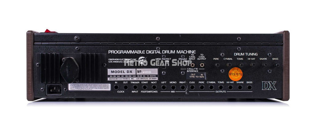 Oberheim DX Rear