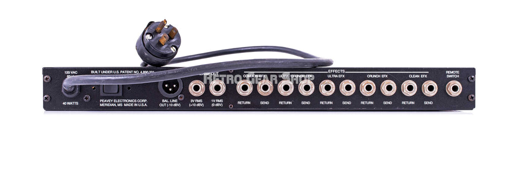 Peavey Rock Master Tube Guitar Preamp Rear
