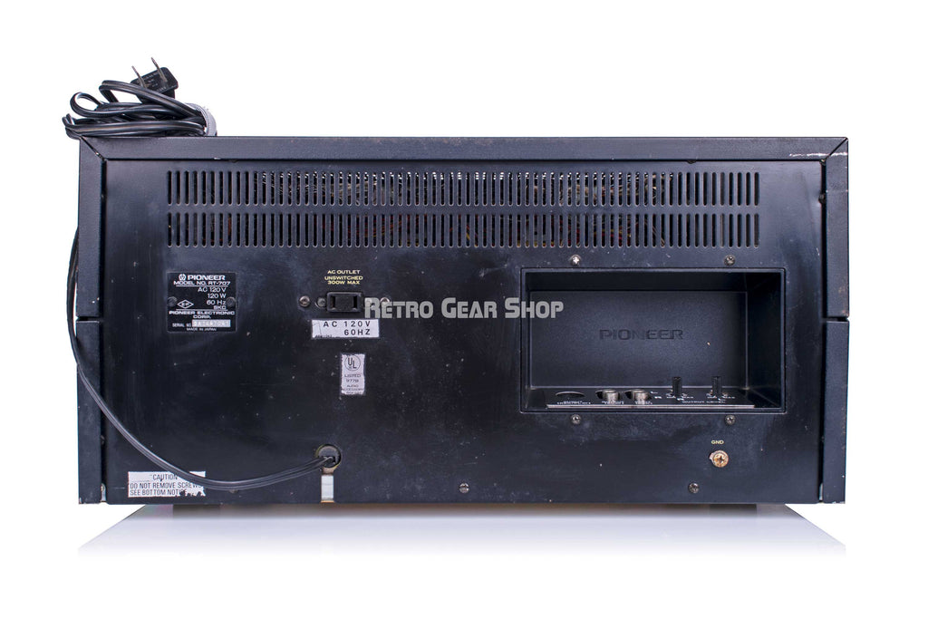 Pioneer RT-707 Rear
