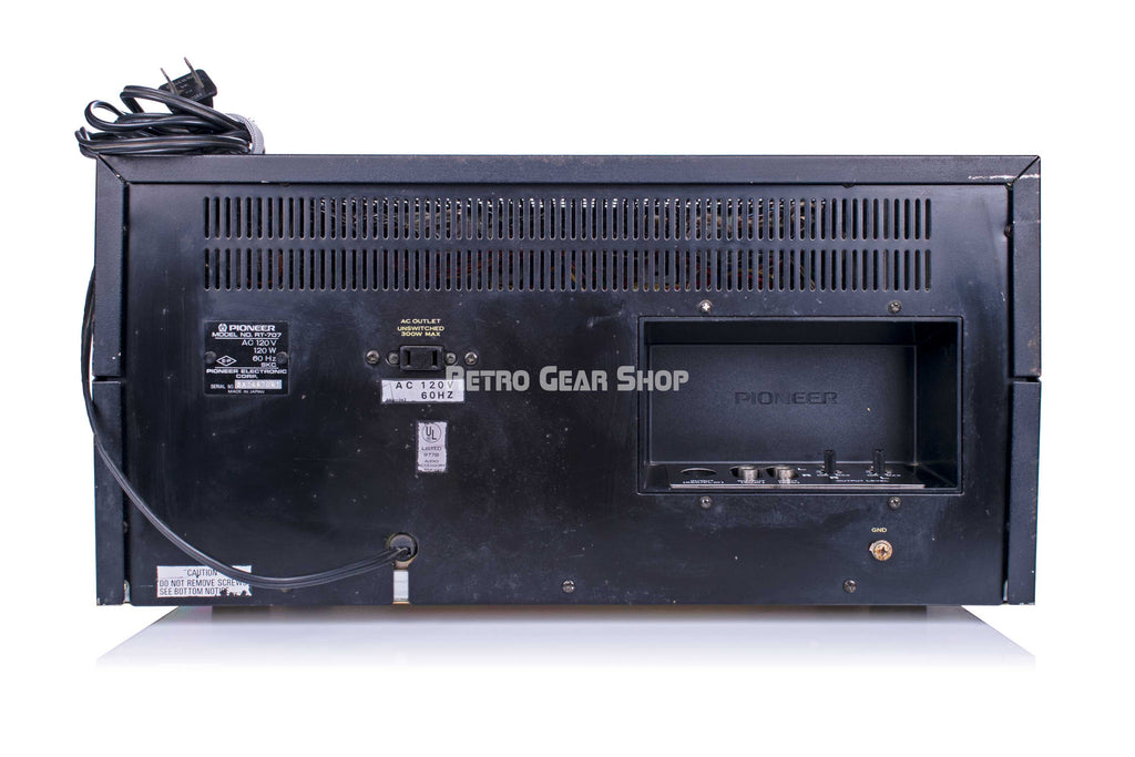 Pioneer RT-707 1/4" Rear