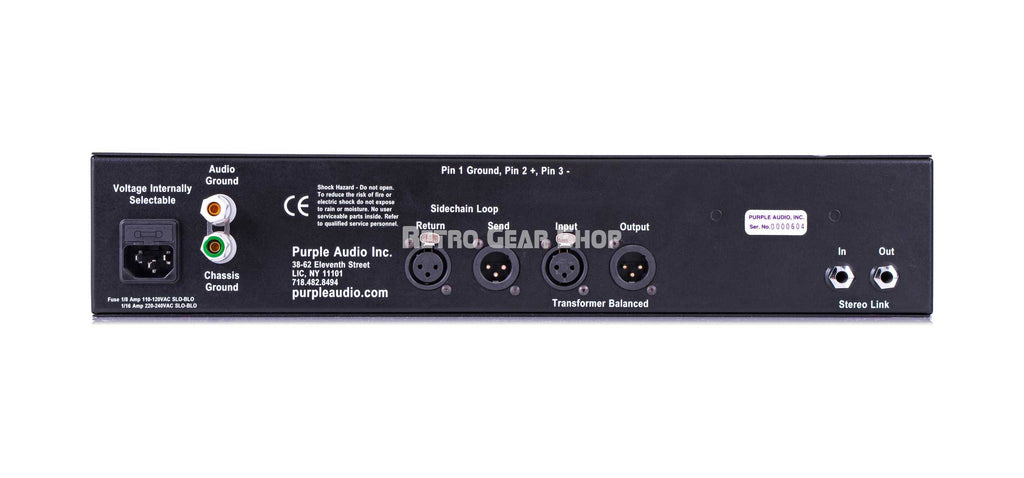Purple Audio MC77 Rear