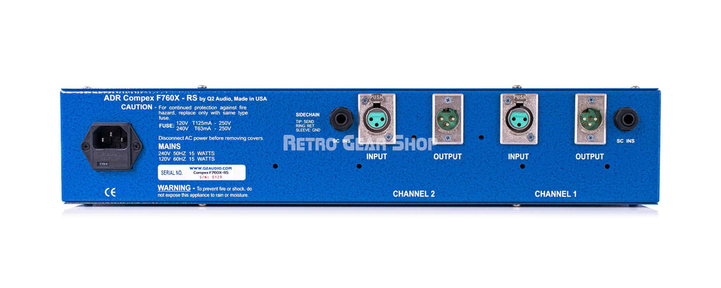 Q2 Audio ADR Compex F760X-RS Rear