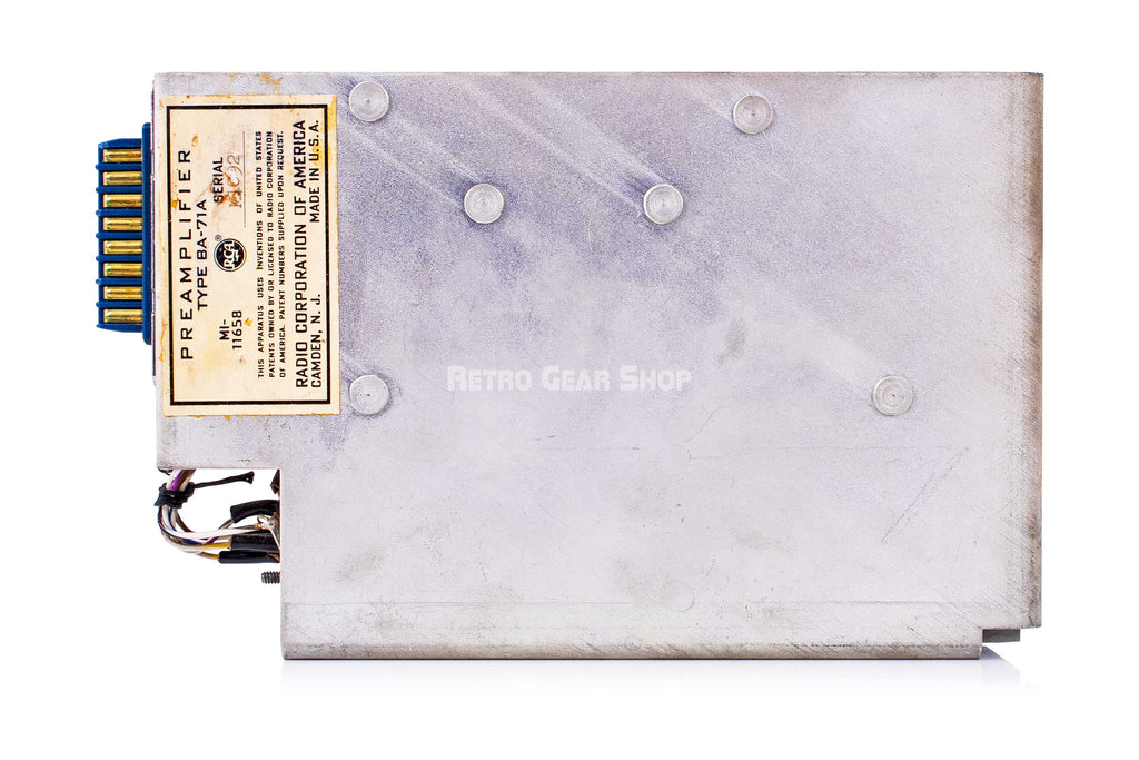 RCA BA-71A Preamplifier Module Rear