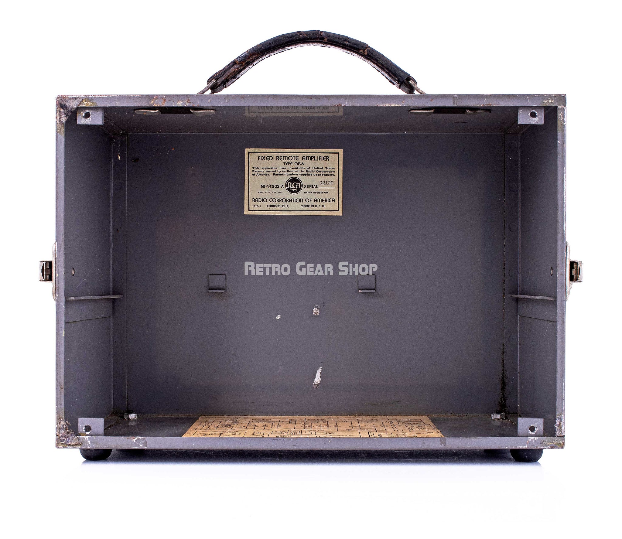 RCA OP-6 Front Case