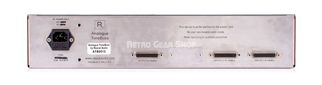 Rascal Audio Analogue Tonebuss Rear