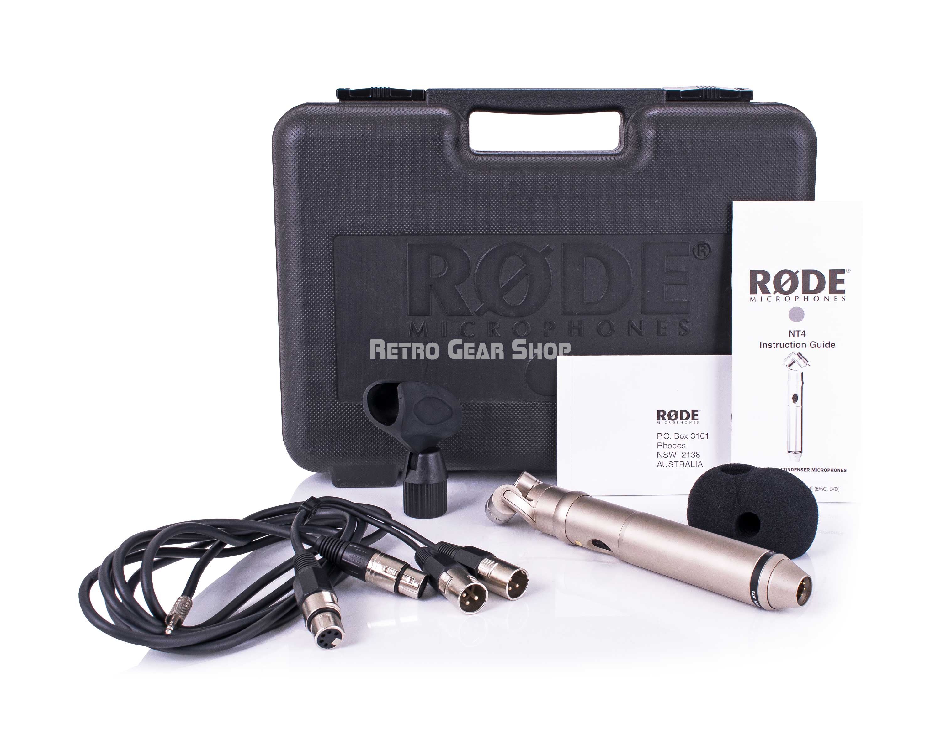 Rode NT4 Stereo X/Y Condenser Microphone Mic Used discount price