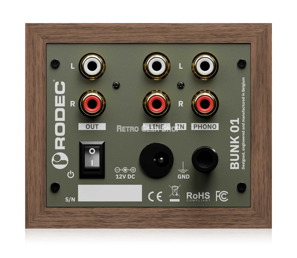 Rodec Bunk 01 Walnut / Green Rear