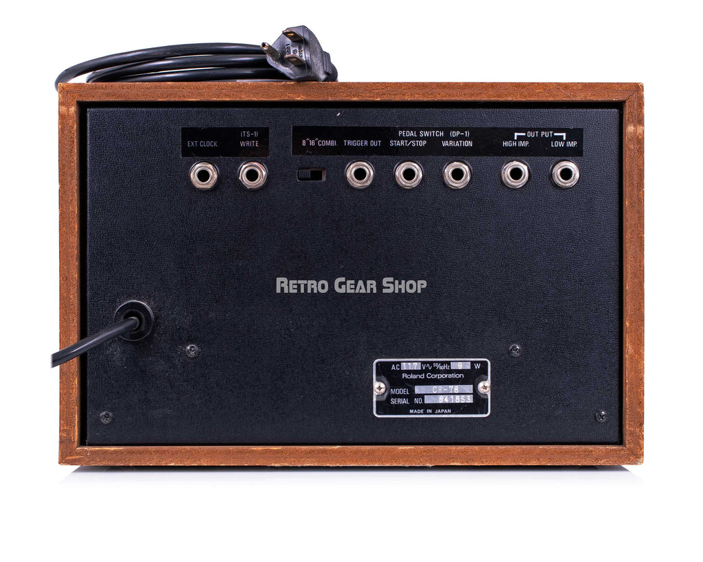 Roland CR-78 Rear