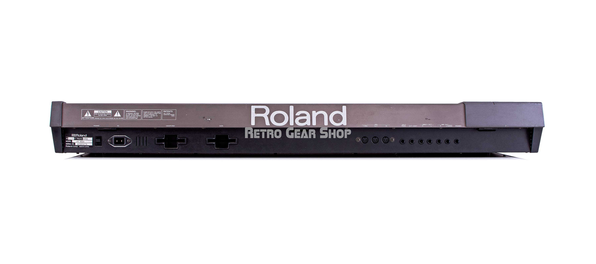 Roland JD-800 Rear