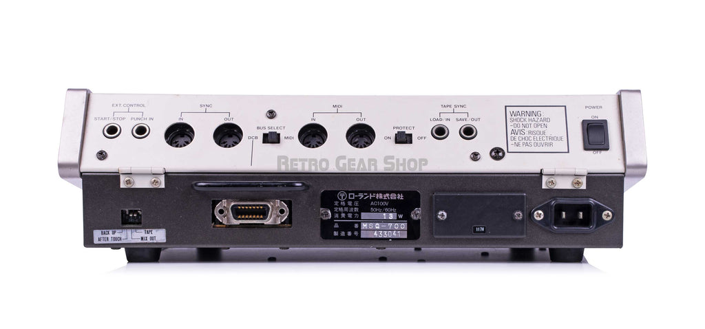 Roland MSQ-700 Rear