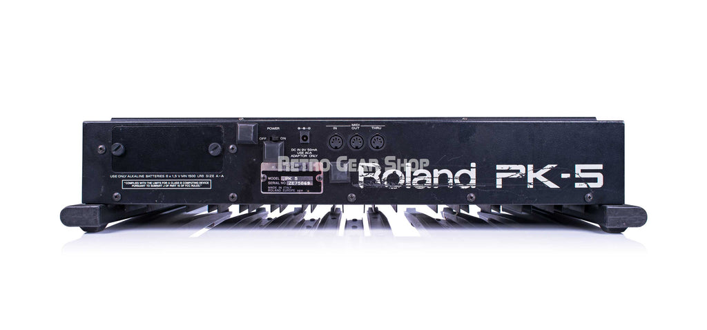 Roland PK-5 Rear